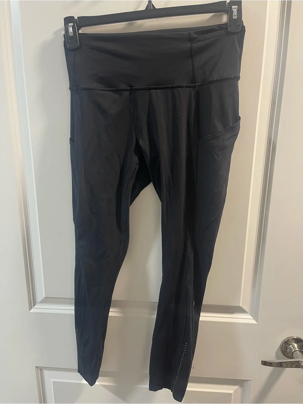 lululemon athletica Black High-Rise Leggings with Side Pocket